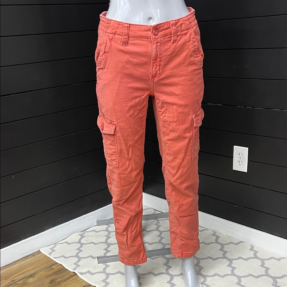American Eagle Mid Rise Straight Leg Cargo Pants